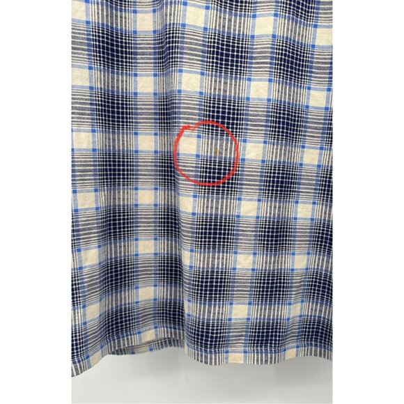 J Lindeberg Polo Shirt Mens XXL Blue Plaid - Picture 2 of 7